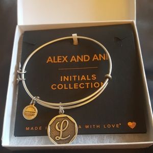 Alex and Ani "L" bracelet